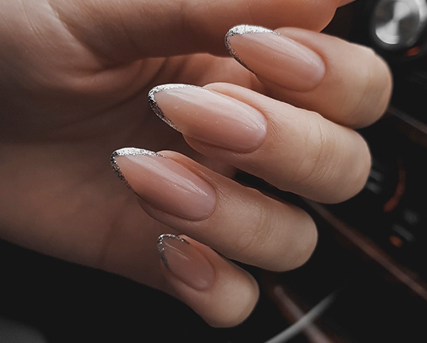 Nails tip acrylic with gel